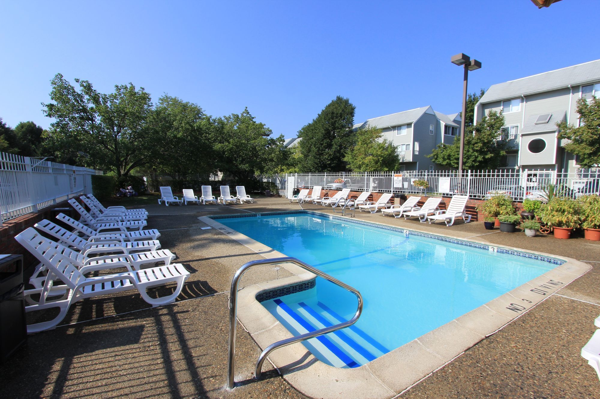 Building with pool in Boston