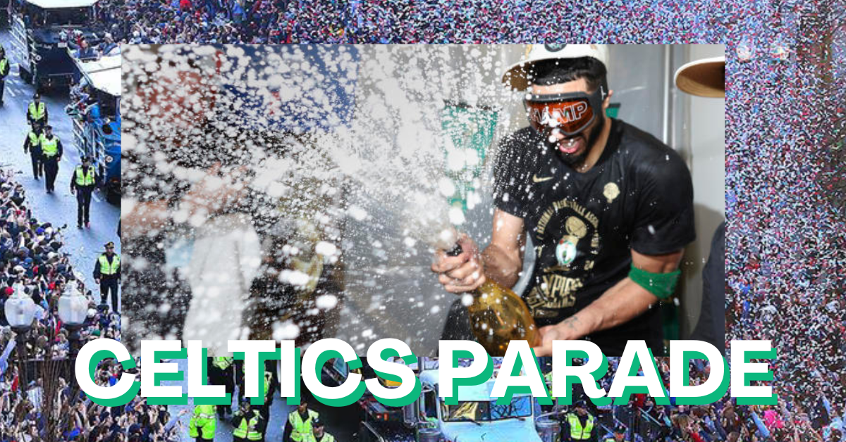 Celtics parade COUNTDOWN 🍀